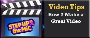 Video tips for the singing contest.